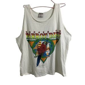 Parrot Dise Corona Extra Large Tank Top XL Read Notes